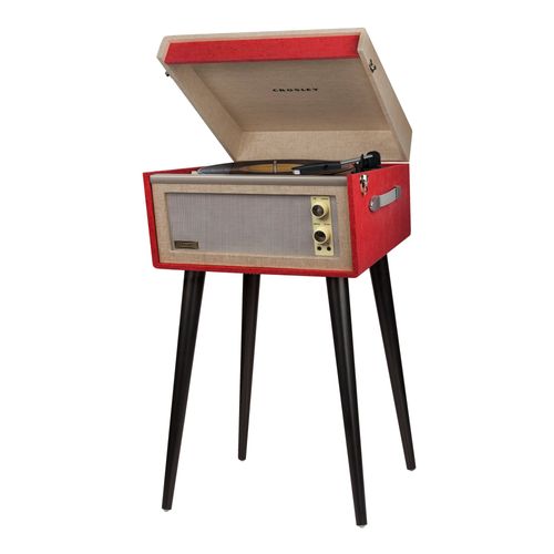 Platine vinyle Crosley Bermuda Bluetooth rouge Vintage