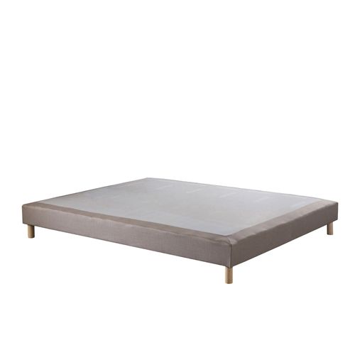 Sommier Tapissier Rose Poudré 160x200