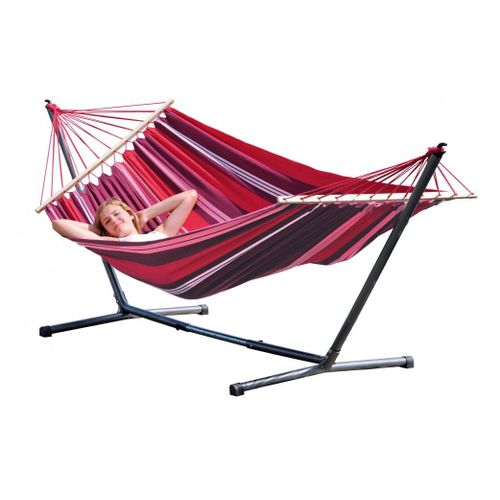 Hamac Avec Support Métal En Coton Couleur Fuego