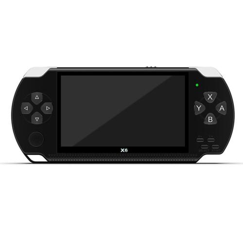 Pour X6 Psp Handheld Console De Jeu Réel 8gb Caméra Vidéo Jeu Pour Les Cadeaux-Noir