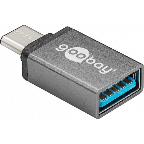 Adaptateur Usb 3.0 Type C Goobay Vers Usb Type A Otg (gris)
