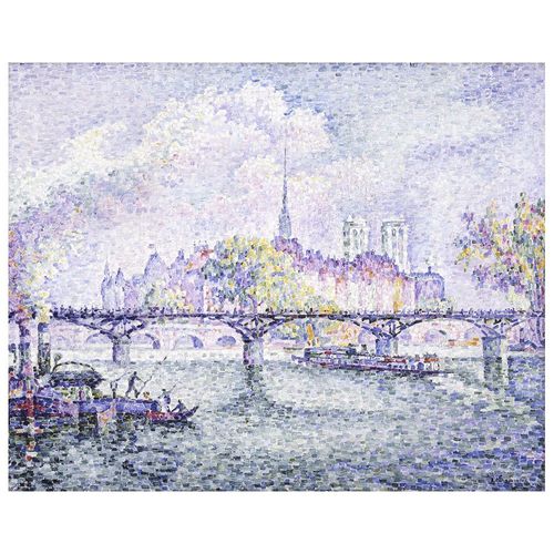 Tableau Le Pont des Arts Paul Signac 80x100cm