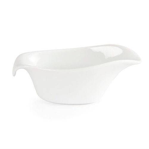 Lot De 6 Saucières Blanches En Porcelaine Blanche 85 Ml