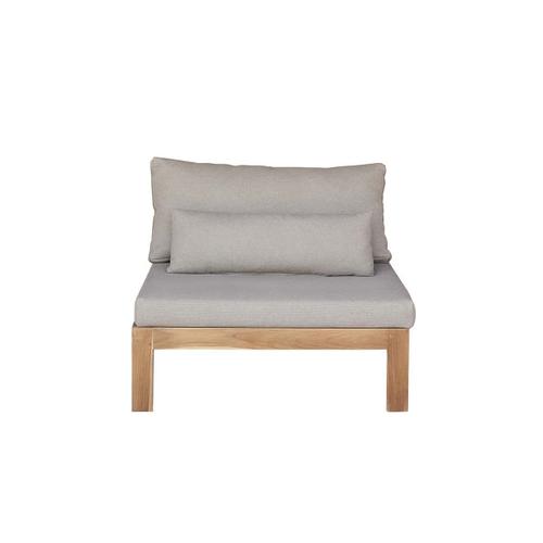 Fauteuil De Jardin En Teck Massif Taupe