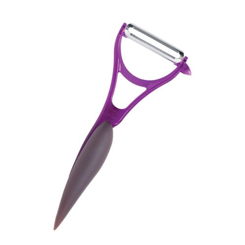 Eplucheur Légumes Type Rasoir Lame Inox Violet