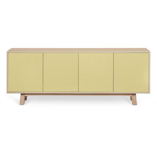 Buffet Bas 4 Portes 200 Cm, En Frêne
