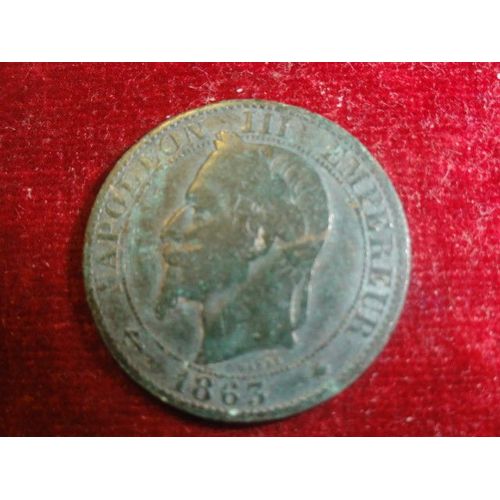 Napoléon Iii 5 Cmes 1863 A