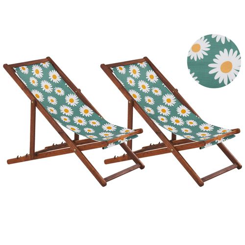 Chaise Longue Bois Marron Foncé Anzio