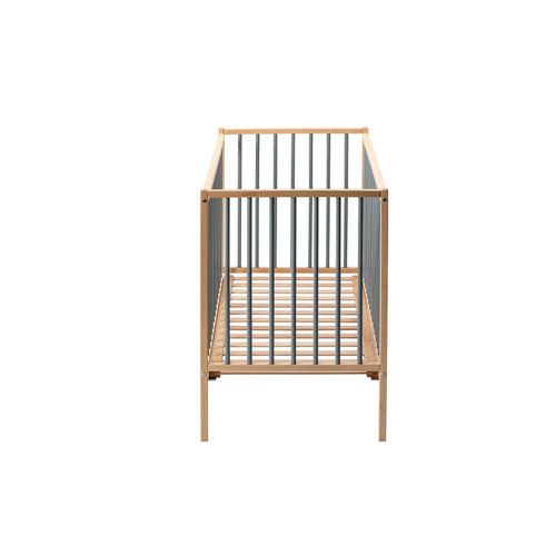 Lit En Bois 70x140 Cm Rémi Hybride Bleu Gris - Combelle