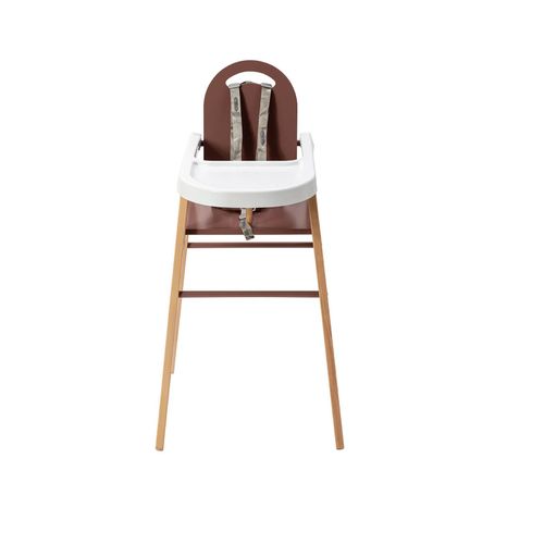 Chaise Haute Bois Lili Hybride Vieux Rose - Combelle