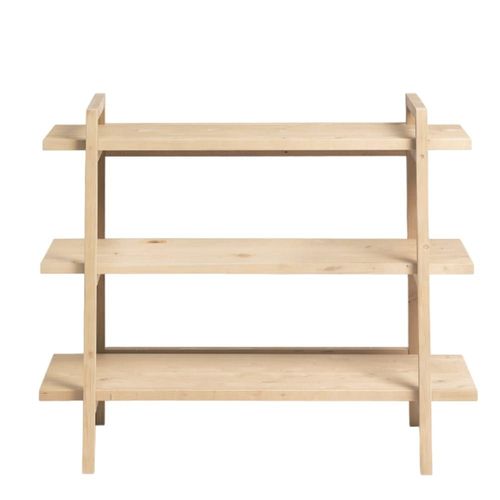 Etagère D¿Entrée En Bois D¿Épicéa En Couleur Beige