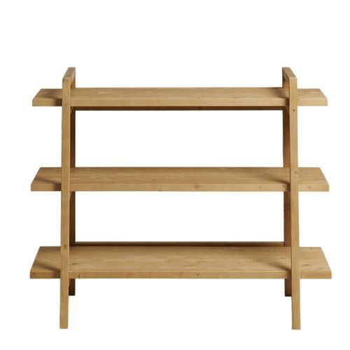 Etagère D¿Entrée En Bois D¿Épicéa En Couleur Marron Clair