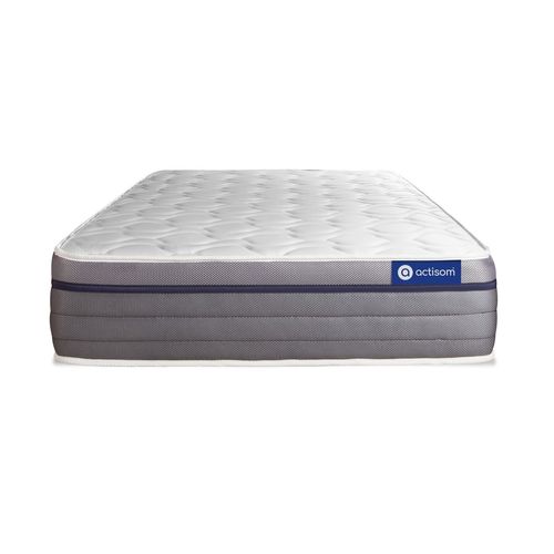 Matelas Ressorts Ensaches+Memoire De Forme Actiflex Zen 120x200 Maxi Epaisseur 7zones De Confort