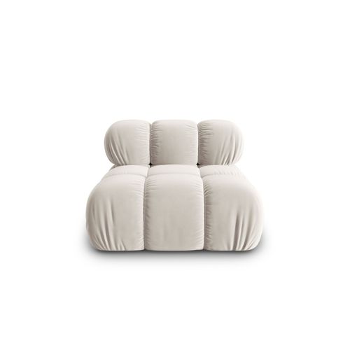 Chauffeuse En Tissu Velours Beige Clair