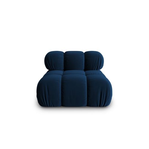 Chauffeuse En Tissu Velours Bleu Roi