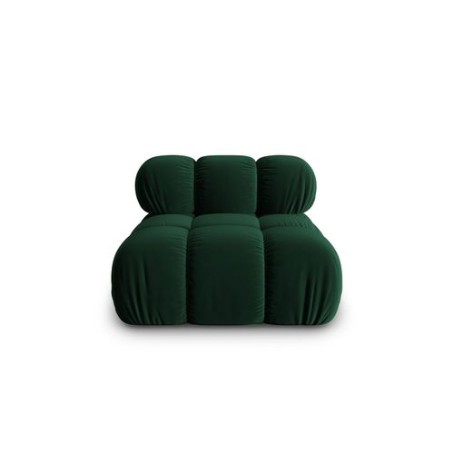 Chauffeuse En Tissu Velours Vert Bouteille