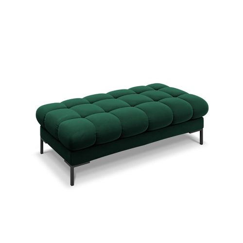 Banc 2 Places En Tissu Velours Vert Bouteille