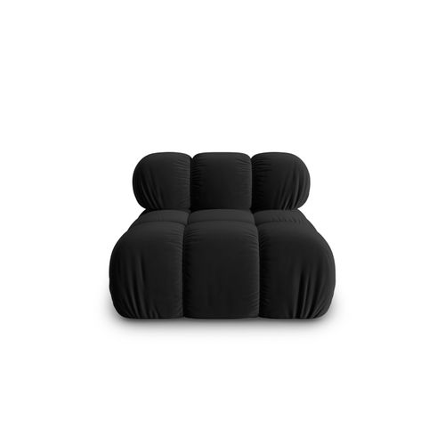 Chauffeuse En Tissu Velours Noir