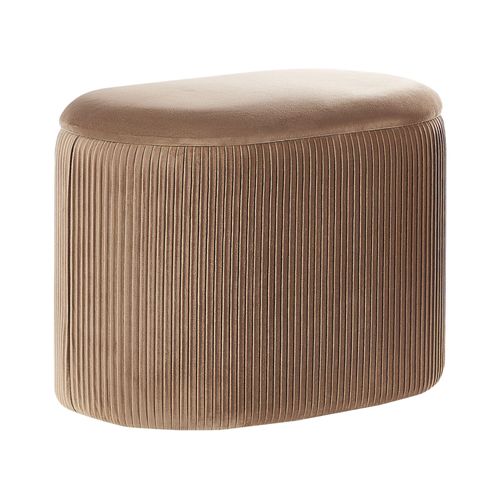Pouf Richland Beige Velours