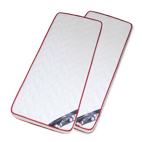 Lot De 2 Matelas Mousse 80x190 Cm