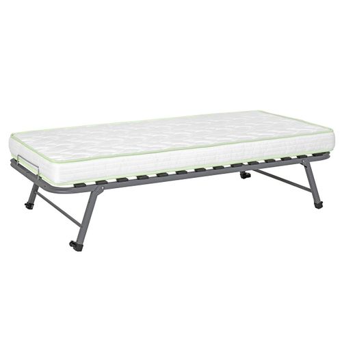 Pack Sommier Gigogne Avec Matelas Metal 80x190 Cm