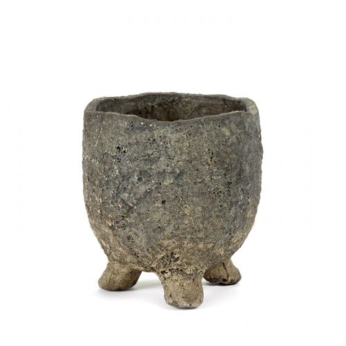 Serax - Pot de fleurs haut Dino ciment gris S Ø12 x 13 cm - Gris
