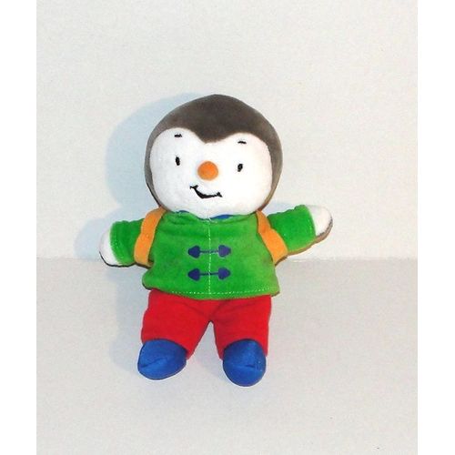 Peluche Tchoupi Ecolier 17 Cm Jemini Doudou Tchoupi Pingouin Sac A Dos
