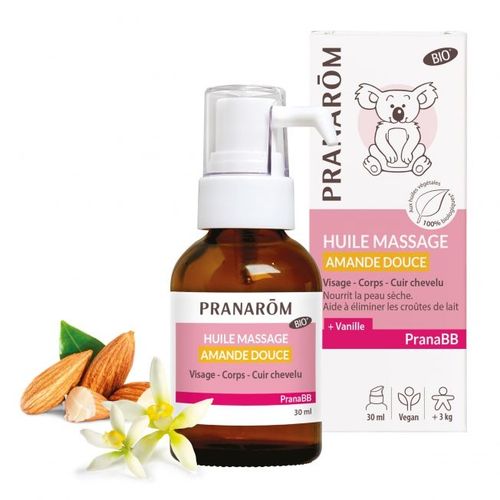 Prana Bb Huile Massage Amande Douce 30ml 