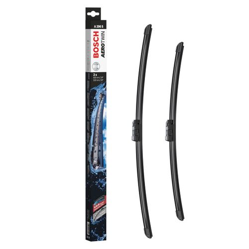 Bosch Balais D'essuie-Glace Plats Aerotwin A296s, Longueur: 600mm/500mm - 1 Paire De Balais Avant