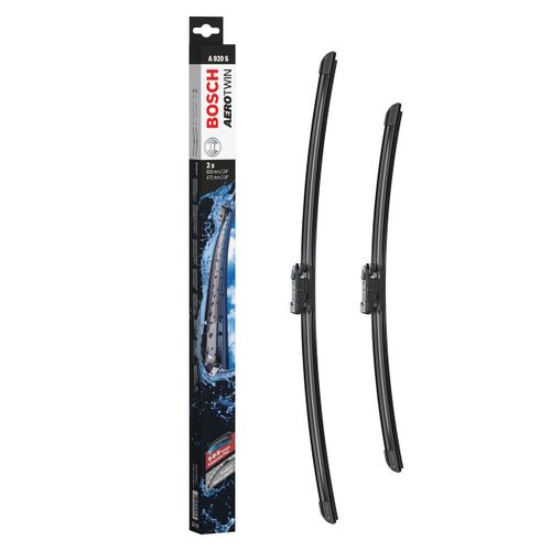 Bosch Balais D'essuie-Glace Plats Aerotwin A929s, Longueur: 600mm/475mm - 1 Paire De Balais Avant