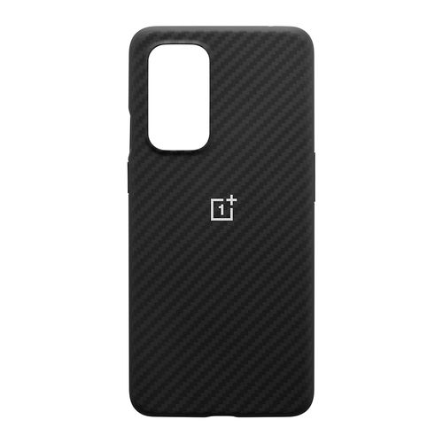 Custodia Karbon Bumper Cover Case Originale 5431100195 Per Oneplus 9 Nero