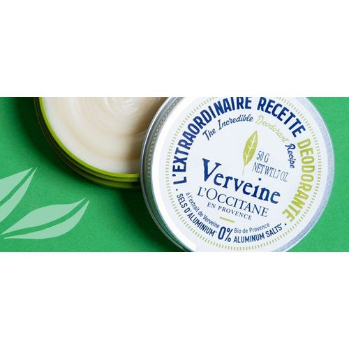 L'extraordinaire Recette Deodorante Vervaine L'occitane 50g 