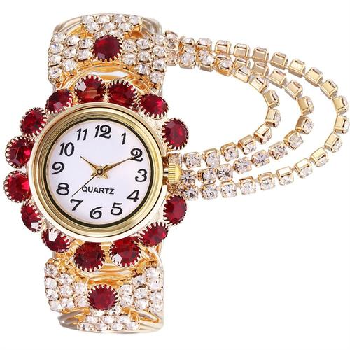 Montre Bracelet en strass pour femmes marque de luxe la mode