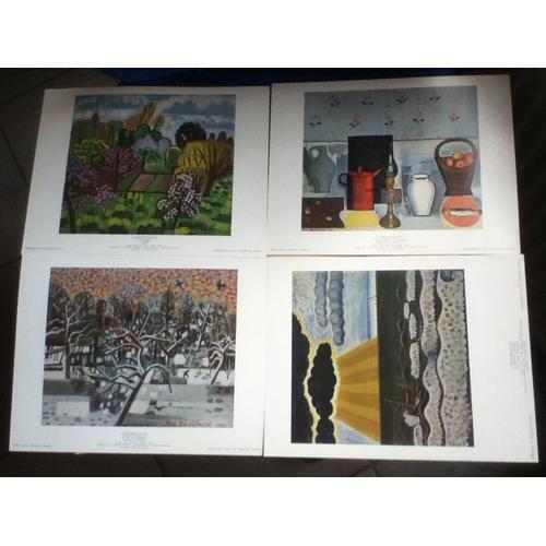 Collection Soubry - Livret 80 - 4 Reproductions De Jean Brusselmans (1884-1953)