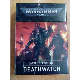 Warhammer 40,000 ( 40k ) - Cartes Techniques Deathwatch