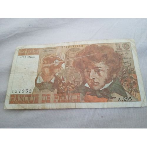 Billet 10 Francs 1977