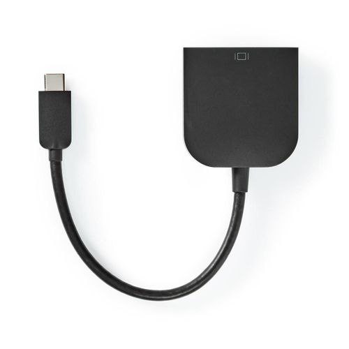 Nedis Câble Adaptateur USB-C? Type-C? Mâle - DVI 24+5 Femelle 0,2 m Noir