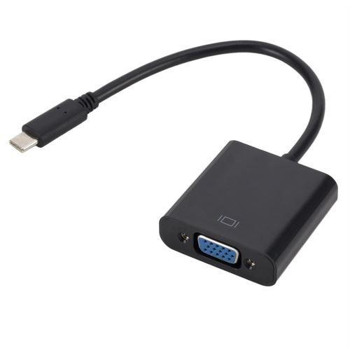 Nedis Câble Adaptateur USB-C? Type-C? Mâle - VGA Femelle 0,2 m Anthracite