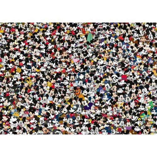 Puzzle Adulte Impossible - 1000 Pieces - Mickey - Collection Disney