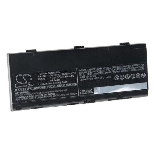 vhbw Batterie compatible avec Lenovo ThinkPad P50, P50 Mobile Workstation ordinateur portable Notebook (4200mAh, 15,2V, Li-ion)