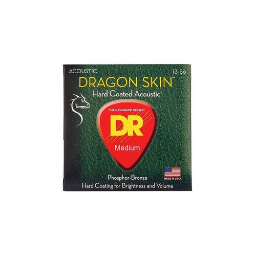 Dr Dsa-13 - Dragon Skin - Clear Coated, Jeu Guitare Acoustique, Medium 13-56