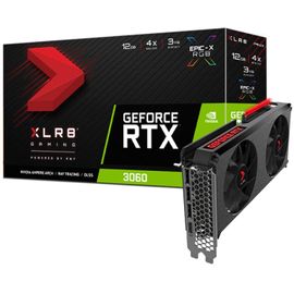 PNY GeForce RTX 3060 Gaming EPIC-X RGB - REVEL EPIC-X RGB Edition - carte graphique - GF RTX 3060 - 12 Go GDDR6 - PCIe 4.0 x16 - 3 x DisplayPort, HDMI