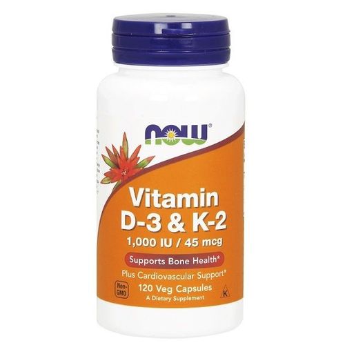 Vitamin D-3 And K-2 120 Capsules 