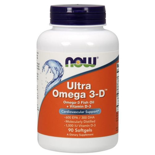 Ultra Omega 3 With Vitamin D-3 90 Softgels 