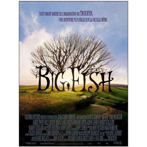 Big Fish - Tim Burton - Ewan Mcgregor - Jessica Lange - Marion Cotillard - 2004 - Affiche De Cinéma Pliée 60x40 Cm
