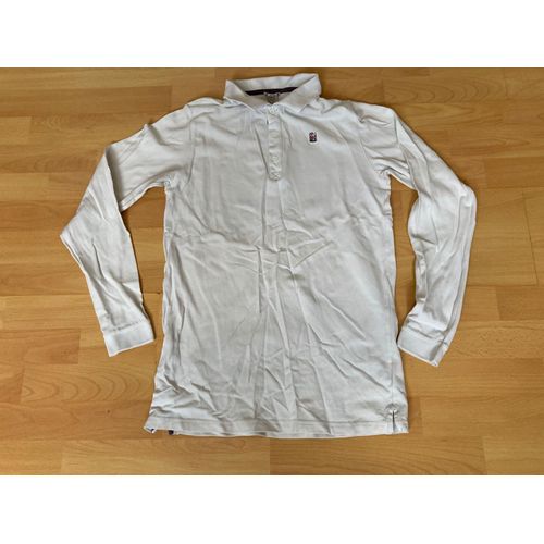 Polo Blanc Manches Longues Cyrillus - 16 Ans