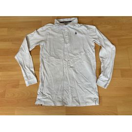 Polo Blanc Manches Longues Cyrillus - 16 Ans