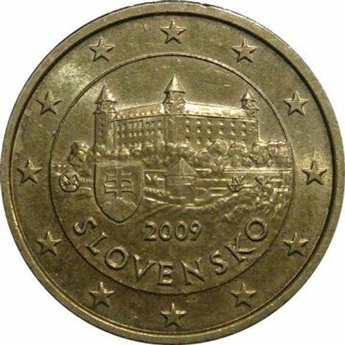 Pièce De 50 Cents Slovaquie