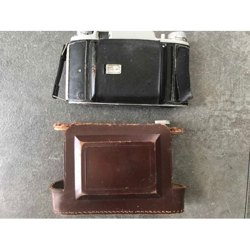 Appareil Photo Argentique Kodak Soufflet Vintage - Modèle Ultra Flex, Avec Housse Cuir, Occasion