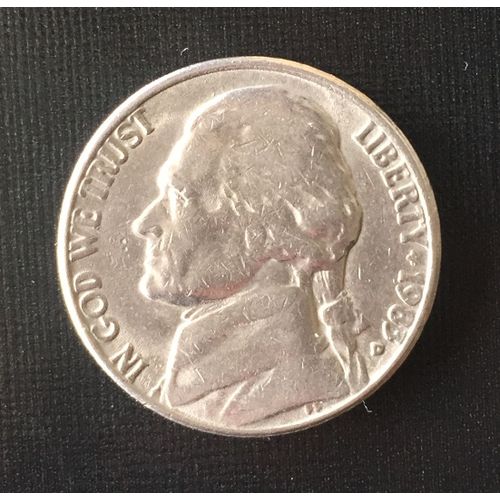 1983 Nickel Usa (5c) Large Date - Very Rare Collectible